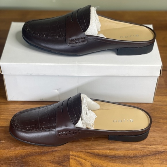 Bijou Annie Croc Loafer 8 Slip On Comfort - Picture 6 of 7